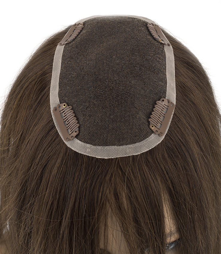 Hair Topper - #6 Mittelbraun