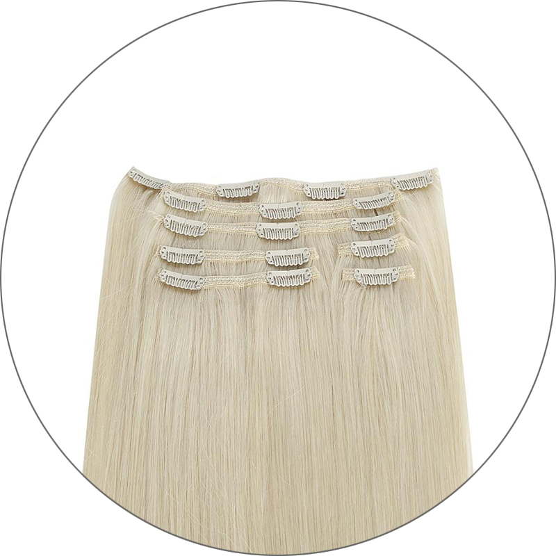Clip-in Extensions - #6001 Extra Hellblond