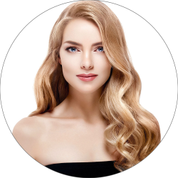 #18 Mittelblond, 70cm, 50g , Tape Extensions, Single drawn