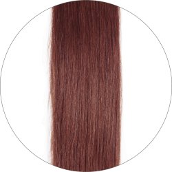 #33 Rotbraun, 50 cm, Double drawn Tape Extensions