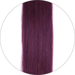 #530 Burgund, 50 cm, Tape Extensions, Double drawn