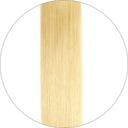 #613 Hellblond, 70 cm, Tape Extensions, Double drawn
