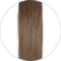 #8 Braun, 40 cm, Double drawn Tape Extensions