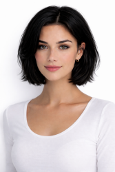 #1 Schwarz, 30cm, 50g , Tape Extensions, Single drawn