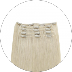 #24 Blond, 60 cm, Clip In Extensions
