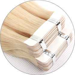 Long Lasting, #12 Dunkelblond, 70cm, 70g, Seamless Tape Extensions, Single drawn