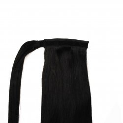 #1 Schwarz, 40cm, 80g, Ponytail