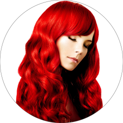 #Rot, 60 cm, Clip In Extensions