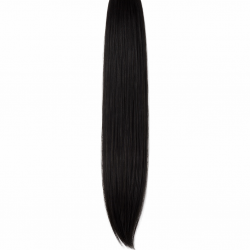 #1 Schwarz, 30cm, 50g , Tape Extensions, Single drawn