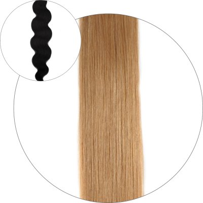 #12 Dunkelblond, 50 cm, Body Wave Tape Extensions
