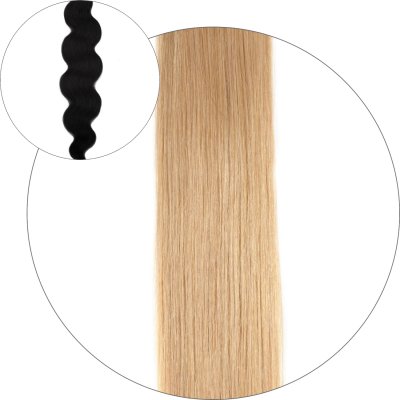 #18 Mittelblond, 50 cm, Body Wave Tape Extensions