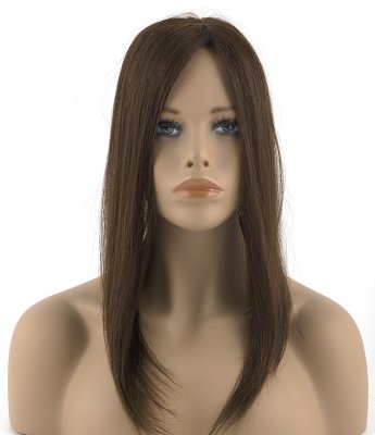 #2 Dunkelbraun, 40cm, 60g, Top Piece