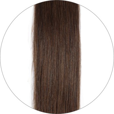#4 Schokoladebraun, 70cm, 50g , Tape Extensions, Single drawn