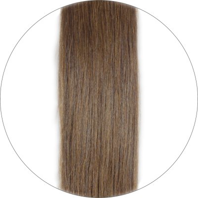#8 Braun, 60 cm, Tape Extensions, Double drawn