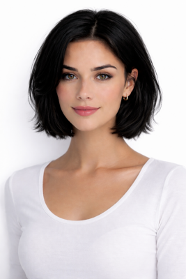 #1 Schwarz, 30cm, 50g , Tape Extensions, Single drawn