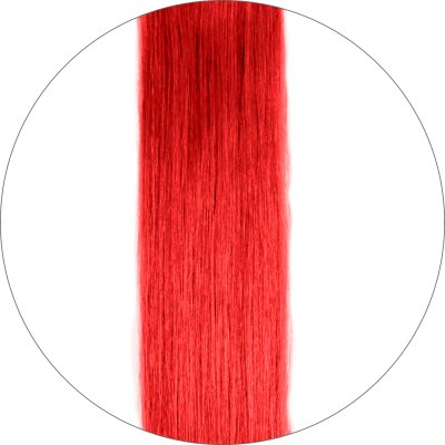#64 Helles Rot, 60cm, 50g , Tape Extensions, Single drawn